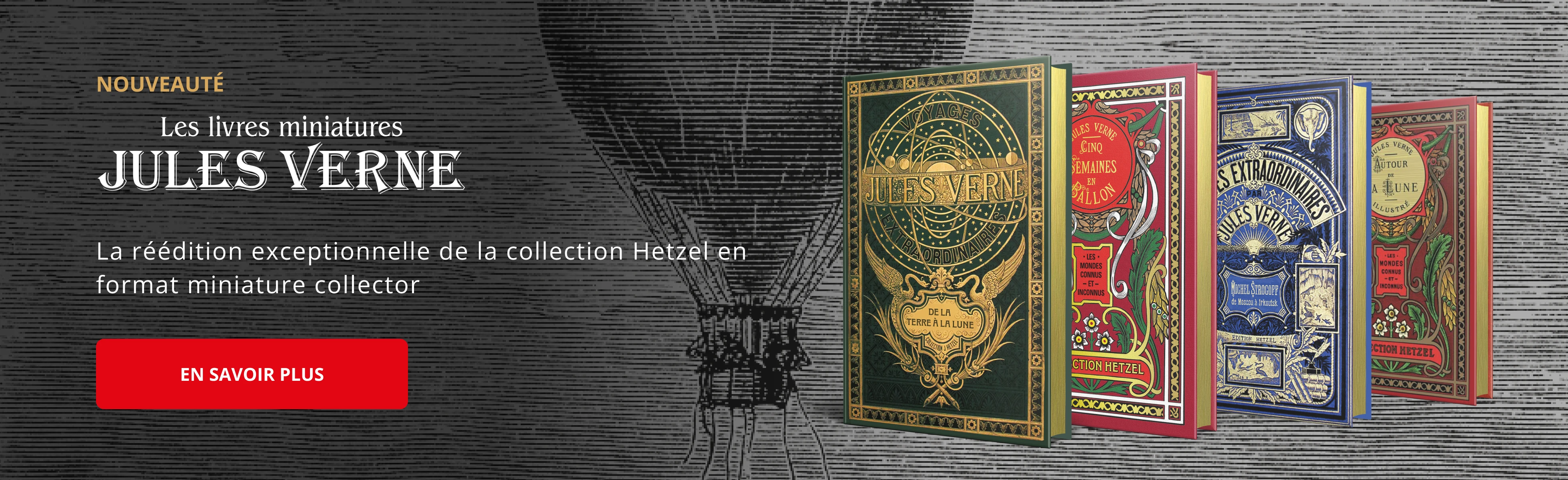 Les livres miniatures Jules Verne